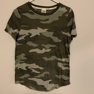 Victoria’s Secret Pink perfect crew tee camo